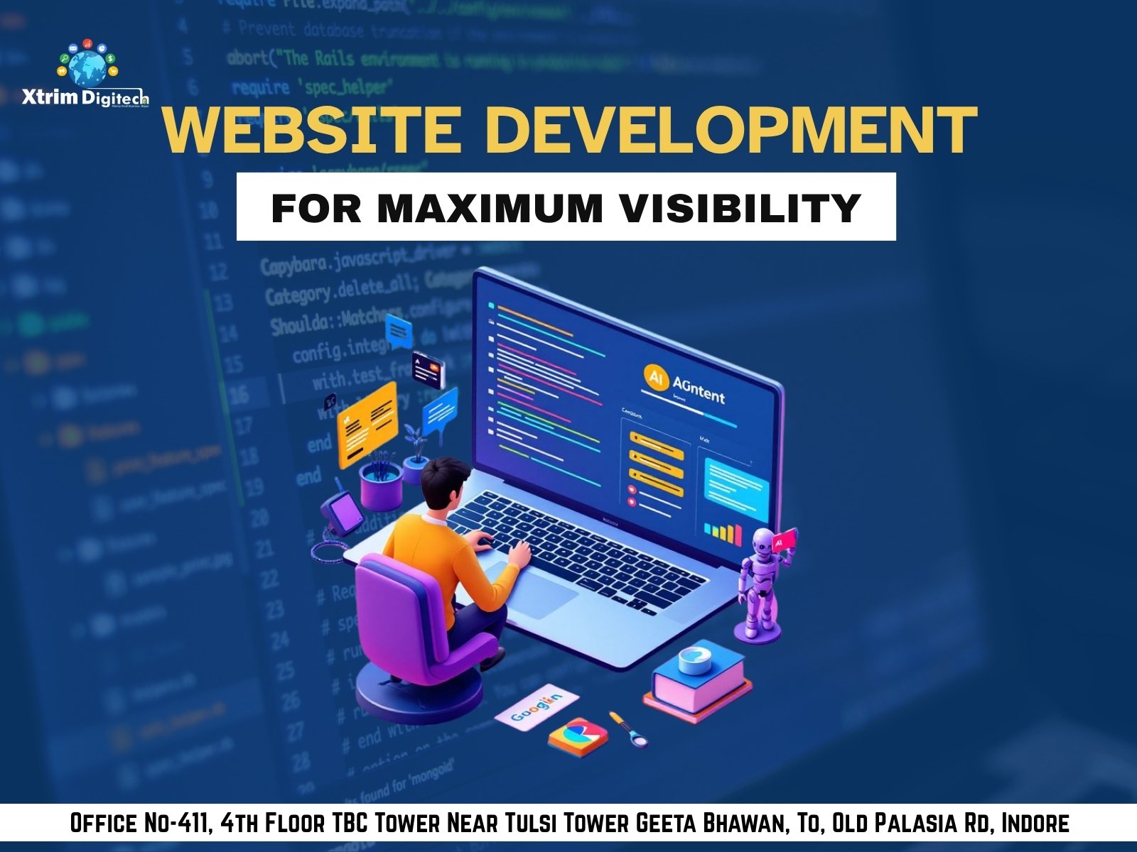 Boost Your Business Online with Xtrim Digitech – Website Development Company in Indore
