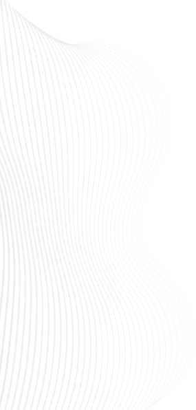 A series of thin, wavy, vertical lines forming an abstract, flowing shape on a white background.