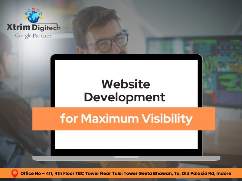 Website Development Company in Indore – Xtrim Digitech Pvt. Ltd. Office Banner