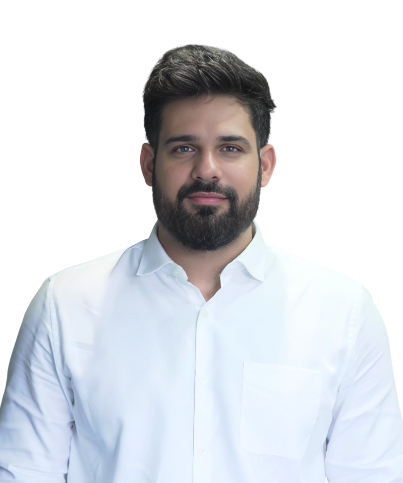 "Ankit Sabarwal, Director and Founder of Xtrim Digitech Pvt Ltd, Indore, in white formal shirt, leading the top digital marketing agency in Madhya Pradesh"