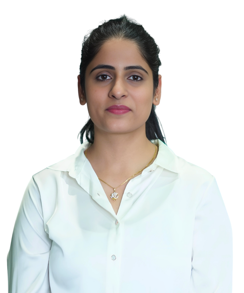 "Umita Ahuja, senior CRM and SEO specialist at Xtrim Digitech Pvt Ltd, Indore, in white formal shirt, managing client relationships and leading SEO since 2018 at best digital marketing company in Madhya Pradesh"