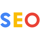 SEO letters in blue, yellow, and red in a Google-style font, representing search engine optimization by Xtrim Digitech, best digital marketing company in Indore.